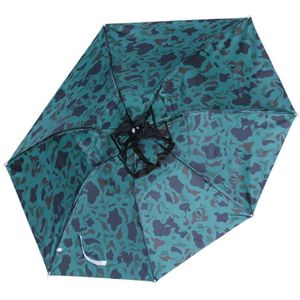 Opvouwbare Hoofd Paraplu Hoed Anti-Regen Anti-Uv Outdoor Vissen Caps Draagbare Reizen Wandelen Strand Visgerei Regenkleding