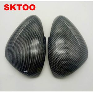 SKTOO 2 stks/set Auto Styling Fit Voor Peugeot 301 308 408 508 3008 Luikzijde Wing Mirror Chrome Cover achteruitrijcamera Cap Accessoires