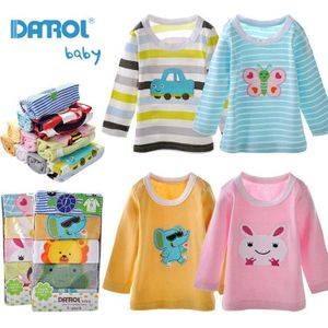 5 Pcs Set Herfst Baby Katoen Met Lange Mouwen T-shirt Pasgeboren Baby Kleding Voor Jongens Voor Meisjes