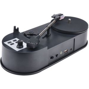 Ezcap613P 33/45Rpm Vinyl Platenspeler Draaitafels Te Besparen Muziek Naar Usb Flash Drive/Sd-kaart Gebouwd-In Speaker Mini MP3 Converter