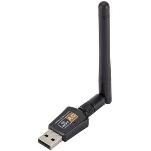 Grwibeou Usb Wifi Adapter 600Mbps 2.4Ghz + 5.8Ghz Usb Wifi Ontvanger Draadloze Netwerkkaart Usb Wifi High speed Antenne Wifi Adapter