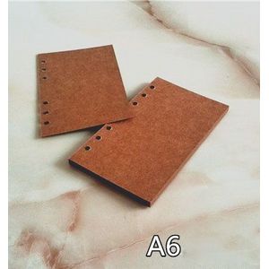 15 lakens dikke papier 200g Bruin zwart kraft fotopapier B5 A5 A6