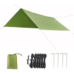 Multifunctionele Tent Tarp Waterdichte Heavy Duty Zonnezeil Luifels Outdoor 118X118 Inch Voor Reizen Camping ZJ55