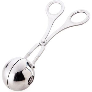 Roestvrijstalen Keuken Vlees Bal Maker Vlees Ballers Cookie Deeg Scoop DIY Patty Maker Gehaktbal Mold Clip Tang Koken Gereedschap