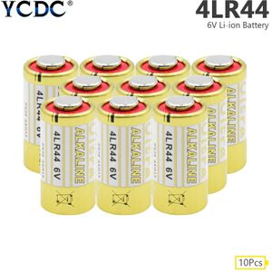 10Pcs 150Mah 6V 4LR44 Batterij 4A76 A544V 4034PX PX28A L1325 4AG13 Alkaline Duty Batterij Primaire En Droog batterijen Voor Halsband