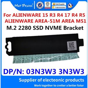 Originele M.2 Pci-E Ssd Ondersteuning Bracket Adapter Voor Dell Alienware Area 51M R2 Laptop M.2 Ssd Heatsink 09HFH6 9HFH6 0JV98R