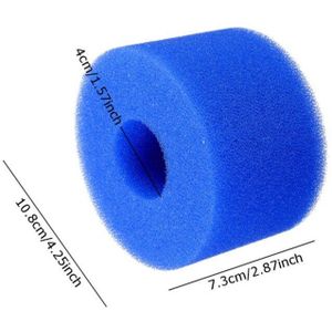 Zwembad Filter Foam Draagbare Herbruikbare Wasbare Pu Spons Cleaner Zwembad Foam Filter Sponzen Kolom Zwembad Accessoires