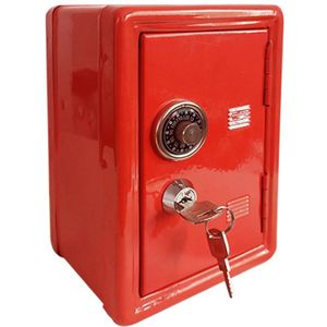 Huishoudelijke Verzekering Box Mini Metalen Veilig Spaarpot Sleutel Verzekering Kabinet Desktop Decoratie
