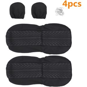 Auto Bekleding Universele Car Seat Protector Voorste Zitkussen Rear Back Pad Hoofdsteun Covers Met Band Voor Auto Interieur van