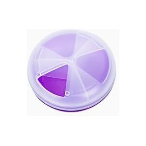 Japanse Stijl Creatieve Draagbare 3 Grid Roterende Pillendoos Reizen Handbagage Pil Opbergdoos Verzegelde Mini Doos Pil box Storage Case