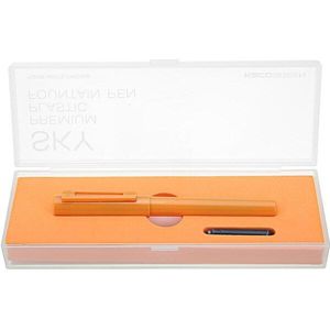 Kaco Vulpen Hemel 0.3Mm-0.4Mm Vloeiend Schrijven Pen Draagbare Pocket Ondertekening Kleurrijke Pen Inkt Sac Pen box Voor Student Pen