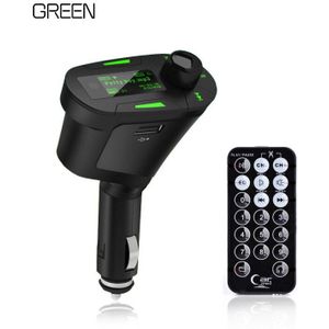 Auto Kit MP3 Speler Audio Draadloze Fm-zender Afstandsbediening USB Sd Aux In Dual Output Micro SD TF met quick Charge Accessoires