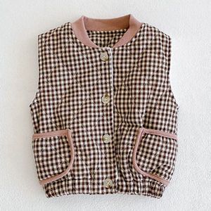 Winter Baby Kleding Jongens En Meisjes Mouwloos Vest Verdikte Warm Peuter 0-3Y Vest Katoen Zachte Jas