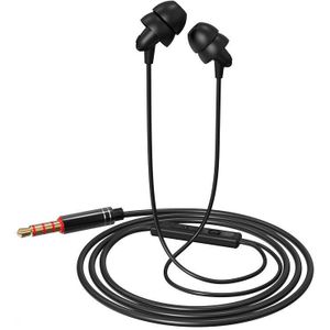 Bedrade Oortelefoon Slaap Hoofdtelefoon Sport Headset 1.2M Anti-geluid Zachte Slapen In Oor Deep Bass Stereo Oordopjes Met microfoon