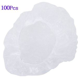 100 Stuks Wegwerp En Clear Haar Salon Spa Douche Caps.