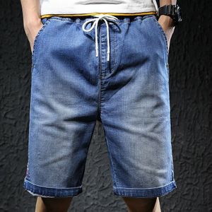 Gewassen Denim Shorts Mannen Zomer Mode Casual Shorts Mannen Mid Taille Shorts Jeans Voor Mannen Plus Size 6XL 7XL Heren Shorts