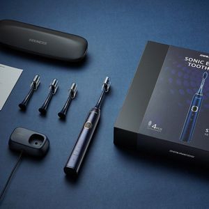 Souness SNK01 Sonic Elektrische Tandenborstel 3D Smart Touch Ultra Sonic Automatische Tandenborstel Volwassen IPX7 Waterdichte Elektrische Borstel Set