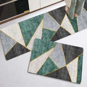 2 Stuks Keuken Mat Anti-Slip Karpetten Voor Woonkamer Balkon Badkamer Tapijtingang Deurmat Tapete Huishouden Vloer mat