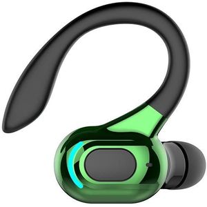 Bluetooth 5.2 Draadloze Koptelefoon Oorhaak Enkele Mini Business Hoofdtelefoon Hifi Bass Noise Cancelling Sport Gaming Oordopjes
