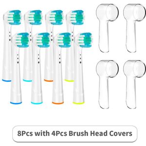 8Pcs Vervangende Opzetborstels Compatibel Met Oral B Elektrische Tandenborstel Advance Power/Pro Gezondheid Elektrische Tandenborstel Heads