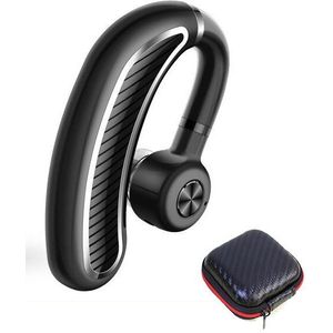 K21 draadloze hoofdtelefoon Bluetooth Headset Oor Haken Sport Oortelefoon voor telefoon handsfree Hoofdtelefoon met lader doos volumeregeling
