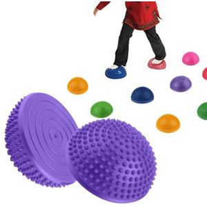3 Stuks Balance Pod Gym Yoga Half Ball Fysieke Fitness Apparaat Oefening Punt Massage Stepping Stones Bal Voor Kids & volwassenen
