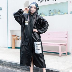 Witte Mode Volwassen Waterdichte Lange Mannen Vrouwen Regenjas Hooded Voor Grote Jongen Meisje Reizen Vissen Klimmen Fietsen Motorfiets