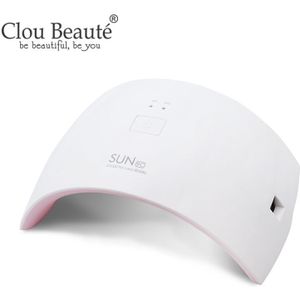 Clou Beaute 24W Led Uv Lamp Nail Dryer Led Nail Wit Licht Manicure Lamp Pedicure Gereedschap Genezen Alle Soorten gel Droog Voor Gel Vernis