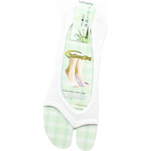 Dames Zomer Katoenen Onzichtbare Anti-Slip Half Sokken Mode Anti-Verlies Vis Mond Open womens Sokken