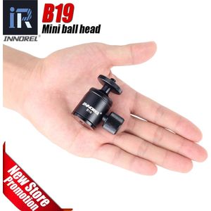 B19 Mini statief ball hoofd voor mobiele telefoon smartphone aluminium Statief hoofd voor selfie stok lichtgewicht camera 19mm bal