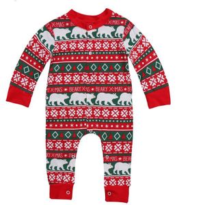 Mijn Eerste Kerst Pasgeboren Baby Baby Boy Kleding Romper Bebe Outfit Meisje Lange Mouw Zachte Katoenen Jumpsuit Kid Xmas Nachtkleding