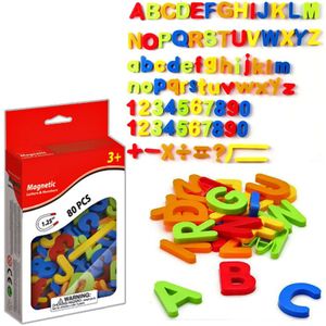 Magnetische Alfabet Magneten Letters Cijfers Symbolen Speelgoed Set Abc 123 Koelkast Plastic Speelgoed Vroege Educatief Speelgoed