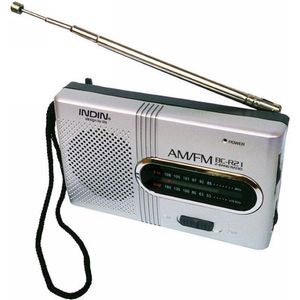 BC-R21 Mini Radio Draagbare Am Fm Telescopische Antenne Pocket Radio Wereldontvanger Speaker Batterij Aangedreven