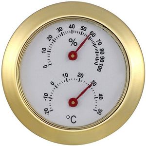 Mini Ronde Digitale Hygrometer Thermometer Temperatuur-vochtigheidsmeter Gauge