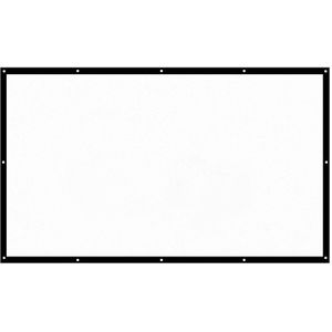 60-150 Inch Draagbare Projector Scherm Hd 16:9 Wit Diagonaal Video Projectiescherm Opvouwbare Wandmontage Home