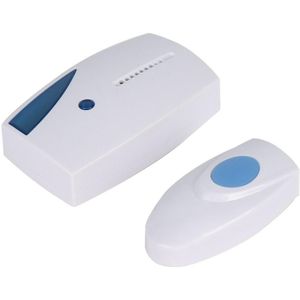Draadloze Deurbel 100M Bereik Afstandsbediening Deurbel Zonder Batterijen Smart Music Deurbel Led Light Home Security Ontvanger