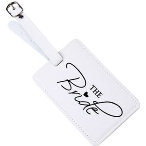 Bruid & Bruidegom Koffer Bagagelabel Tas Hanger Reisaccessoires Naam ID Adres Wedding Label
