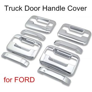 8 stks/set ABS Plastic Accessoires Voor Ford truck F-150 2004 4D Chrome Deurgreep Cover Geen PSKH Geen key Pad Auto Accessoires