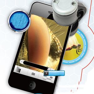 1Pc Mobilephone Microscoop Wetenschap Onderzoeken Mini Digitale Pocket Vergrootglas Loupe