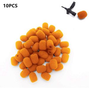 10Pcs 20Mm Mini Headset Microfoon Spons Foam Hoge Elasticiteit Duurzaam Zachte Voorruit Vervanging Mic Cover Headset Microfoon