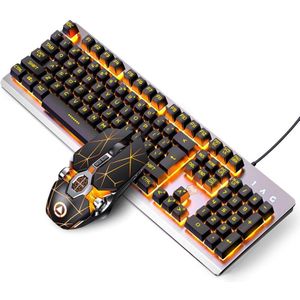 104 Toetsen Rgb Aluminium Gaming Toetsenbord En Rgb Gaming Muis Set
