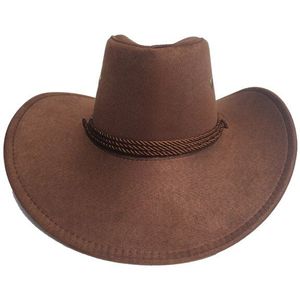 Nieuw Unisex Western Cowboy Hoed Toeristische Cap Outdoor Hoed Westerse Hoed Gorras