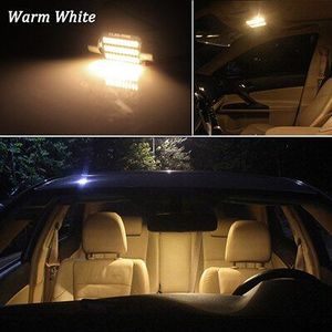 100% Wit Foutloos Canbus Voor Bmw X5 E53 E70 Led Interieur Kaart Lichtkoepel + Kentekenverlichting Kit