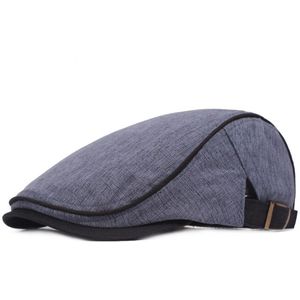 Qbhat Beste Outdoor Platte Krantenverkoper Ivy Cap Vrouwen Mannen Katoenen Stof Baretten Unisex Jurk Pet