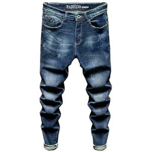 Kstun Slim Fit Jeans Mannen Stretch Blauw Mode Heren Jeans Casual Denim Broek Herenkleding Mannelijke Lange Broek