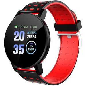 Fitness Tracker Stappenteller 119Plus Smart Horloge Armband IP67 Bluetooth Slaap Hartslag Bloeddruk Monitoring Horloge