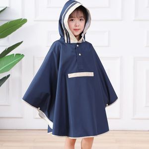 Plastic Waterdichte Regenjas Jas Kids Outdoors Dames Hooded Regenjas Voor Meisje Stijlvolle Capa De Chuva Infantil Regenkleding JJ60YY