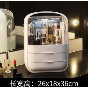 Make-Up Organisator Grote Capaciteit Waterdicht En Stofdicht Badkamer Cosmetische Opbergdoos Desktop Beauty Opberglade