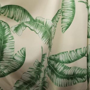 Elastische Stof Voor Jurk Big Banana Leaf Pak Abstracte Afdrukken Broek Chiffon
