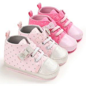 Peuter Baby Jongen Meisje Dot Canvas Zachte Tong Schoenen Sneakers Baby Babyschoenen